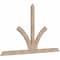 Ekena Millwork Richland Smooth Timber Gable Bracket, Douglas Fir, 72"W x 42"H x 1 1/2"D x 3 1/2"F, 14/12 Pitch GBW072X42X0204RIC00SDF - alternate 3